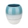 A glass for dental brushes, 9.5x9.5x10 cm, blue color