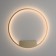 Bra Maytoni Mod058WL-L50BS3K, 1XLED, 51W, 80x80x80 cm, 2400lm, brass color