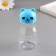 Bank for scrapbooking plastic "Panda" 75 ml mix 4.3x4.3x9.2 cm