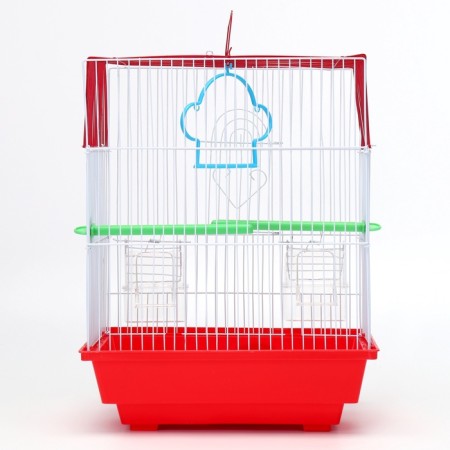 Creator for birds is a square equipped, 30 x 23 x 39 cm, red-3
