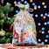 Gift package "Miracle" 25 x 40 cm, color metallized pattern