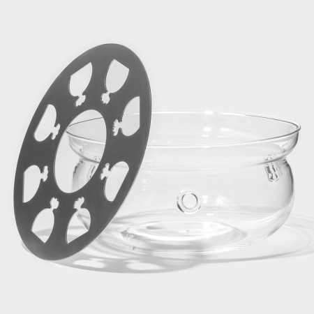 Glass stand for heating "light", d = 14 cm, internal d = 13 cm-2