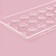 Form for chocolate and sweets "heart", 18 cells, 22 × 11 cm, transparent color