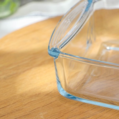 Rectangular shape for baking and baking of Borcam heat -resistant glass, 1.32 liters-2