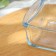 Rectangular shape for baking and baking of Borcam heat -resistant glass, 1.32 liters