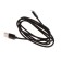 Oxion DCC258, MicroUSB - USB, charging + data transfer, 1.3 m, braid, black