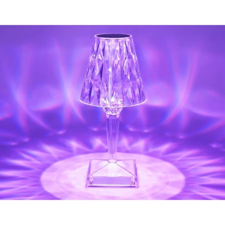 Table LED lamp with touch switch and Ambrella Light, Desk, De8057, LED, 3 W, 225LUM, RGB, Transparent color-4