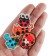 Children's thermometer - Sticking “Cute animals”, up to 40 °, set 4 pcs