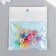 Beads for the creativity of PVC "Flower Smail" Color set 20 pcs 1x1x1 cm