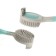 Rubber dishes brush, 27.5x5x4 cm