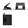 Erichkrause Quadro punch, up to 20 sheets, puncture diameter 6 mm, distance between punctures 80 mm, black