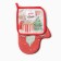 Set of kitchen. Dolyana "Gift": mittens 20x28 cm, severity 17x17 cm, 35% HL, 65% PE