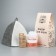Gift set "4 in 1" soap, scrub, combined hat, white washcloth