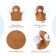 Tenvillon washcloth-brown-grown Baby Bear