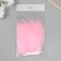 Pen decorative goose down "Direct pink" set 40 pcs h = 10-15 cm