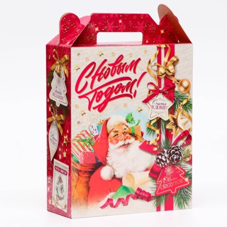 Gift box New Year's good traditions 17 x 7 x 25.5 cm-2