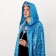 Carnival set adult, plush, blue color with a pattern