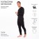 Pants with a company, black color, size 48-50