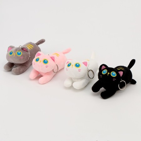 Soft toy "cat", 14 cm, color mix-4
