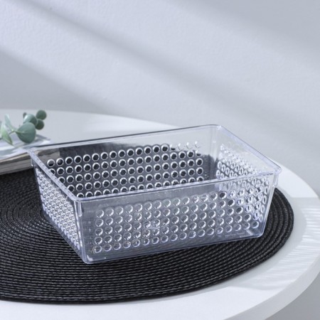 Basket for little things, plastic, 18 × 13 × 6 cm,-2