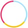 The hoop weighted onlitop "perfect silhouette", d = 90 cm, 2.0 kg, mix color