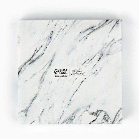 Box for confectionery "Marble", 15 x 15 x 20 cm-4