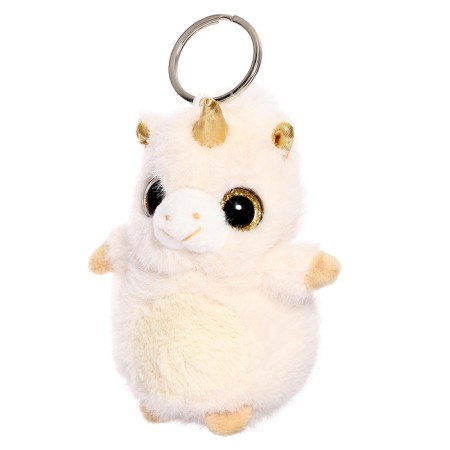 Soft toy "Unicorn", gold color, 12 cm-1