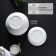 A pot with a stand "Alice", 0.7 l, white color