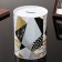 Pigger Metal Bank "Geometry and inscriptions" with gold mix 16x12x12 cm