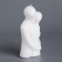 Figure candle "Lovers", 12 cm, white