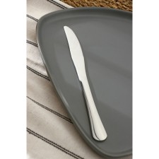A stainless steel knife of the Town shade, length 22.5 cm, silver color