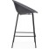 Baric stool zeta metal/plastic, black/gray 50x51x86 cm