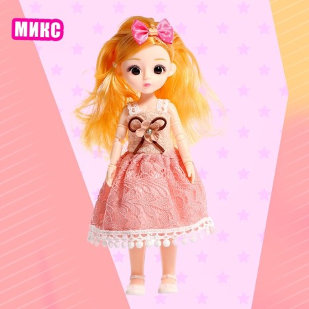 Carbonnic doll "Flower style", mix-7