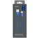 PERO DC-02, Type-C cable-USB, 3 A, 1 m, fabric braid, blue