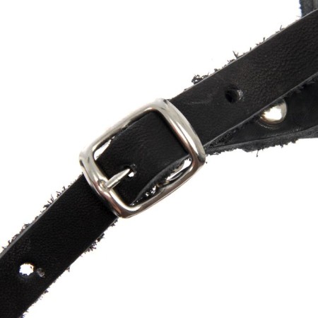 A muzzle leather mesh with a jumper No. 1, a small boxer (dl on the nose 7cm, girth of the muzzle 23cm), 161347-2