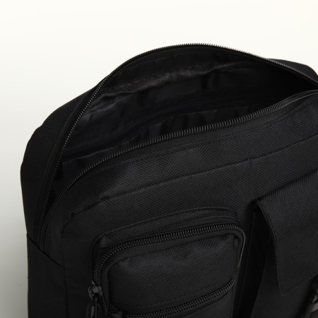 Babberry bag with lightning, 2 external pockets, black color-5