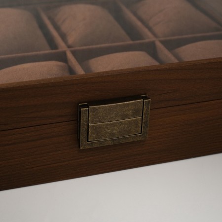 Casket wood for watch 8 divisions "Style" Brown 21x31x7.5 cm-3