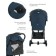 Stroller walking children's indigo trip, blue color