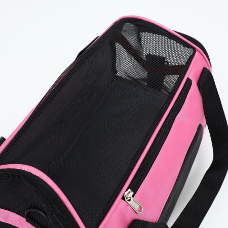 Meser-carrier bag, 43 x 21 x 30 cm, pink-10