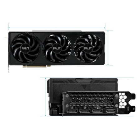 Video Card Palit PCI-E 4.0 RTX4070TI Super JetStream OC NVIDIA GEFORCE RTX 4070TI SUPER 16G 106852-5