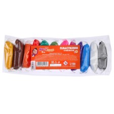 A set of jumping plasticine, 12 colors, Masha and the bear