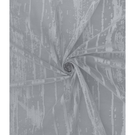 Tulle "rain", size 200x260 cm, color gray color