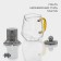 Glass teapot Magistro "Ice", 300 ml, with metal sieve