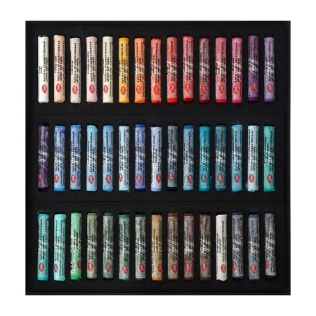 Pastel dry, set of 45 colors, Extra Soft, ZHK "Master Class", D-10 mm/L-65 mm, art, 253411962-2