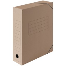 Archive folder on gum Calligrata, microgofrod, 75 mm, brown, up to 700 liters