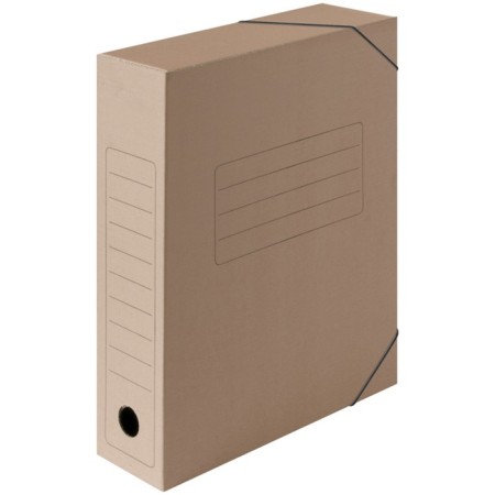 Archive folder on gum Calligrata, microgofrod, 75 mm, brown, up to 700 liters