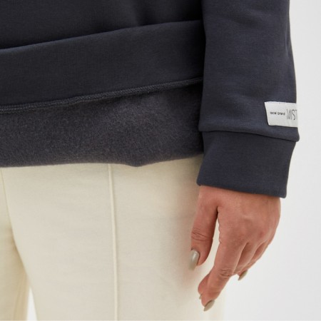 A sweaty female sweatshirt with the basis of Mist Cozy Style, graphite, size 60-3