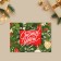 Postcard-Mini "Happiness! Good luck! ”, Decorated branches, 10.5 x 7.5 cm, New Year