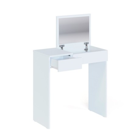 Folding table "SP-22", 724 × 356 × 740 (1080) mm, mirror, white color-4