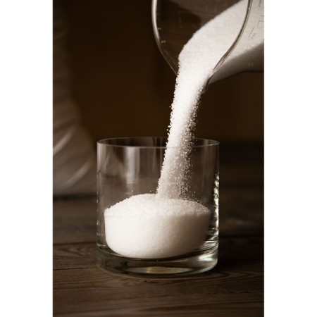 Candle in granules "Roscandles" White in PET Bank, 300 g + wicks-2